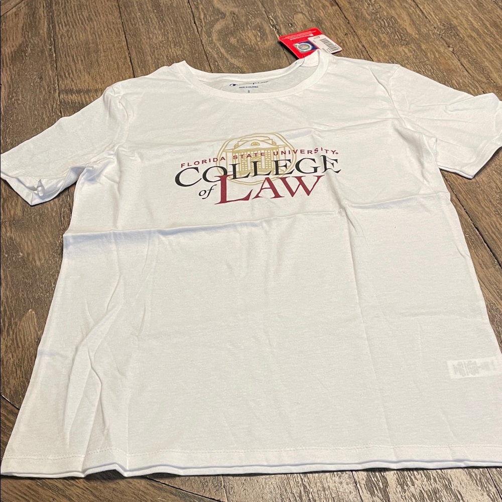 Florida State University College of Law Women’s White T-Shirt size S - Picture 3 of 3